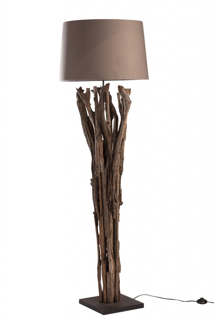landelijke houten lampen